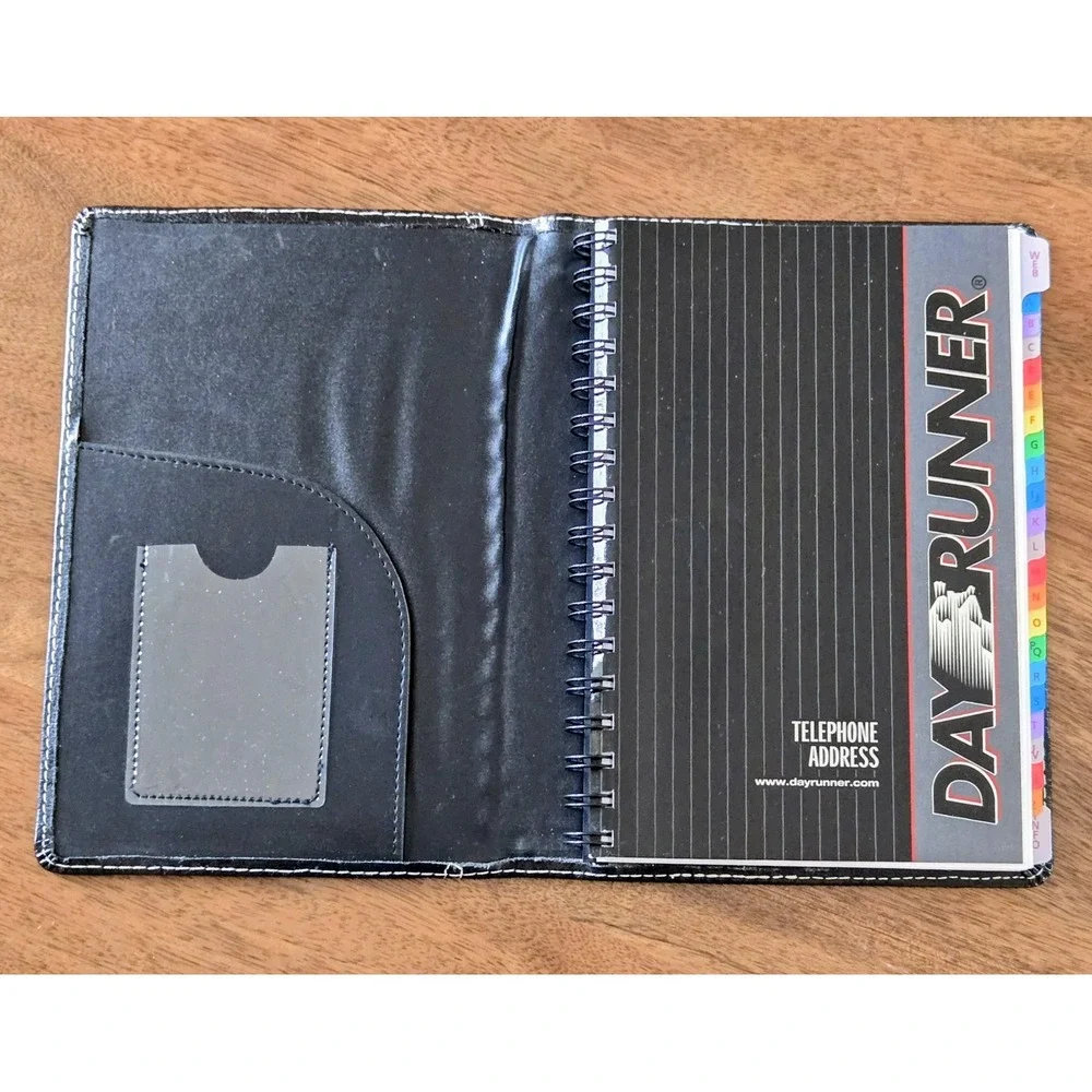 Vintage Dayrunner Telephone & Address Book - Product ID No. 71066 - Black